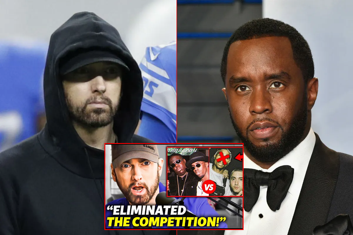 Shocking News: Eminem Releases Evidence Showing Diddy Participated in Tupac’s Death, He Reveals The Force That Helped Diddy Escape Crime Is President…