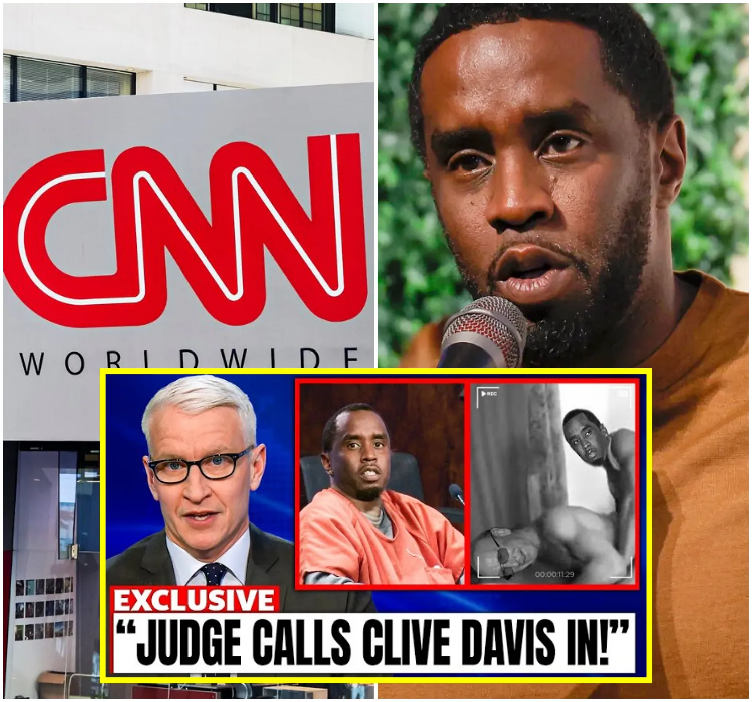 Explosive Diddy Court Footage and Clive Davis’ Wild Tapes Exposed – His Strong Reaction!