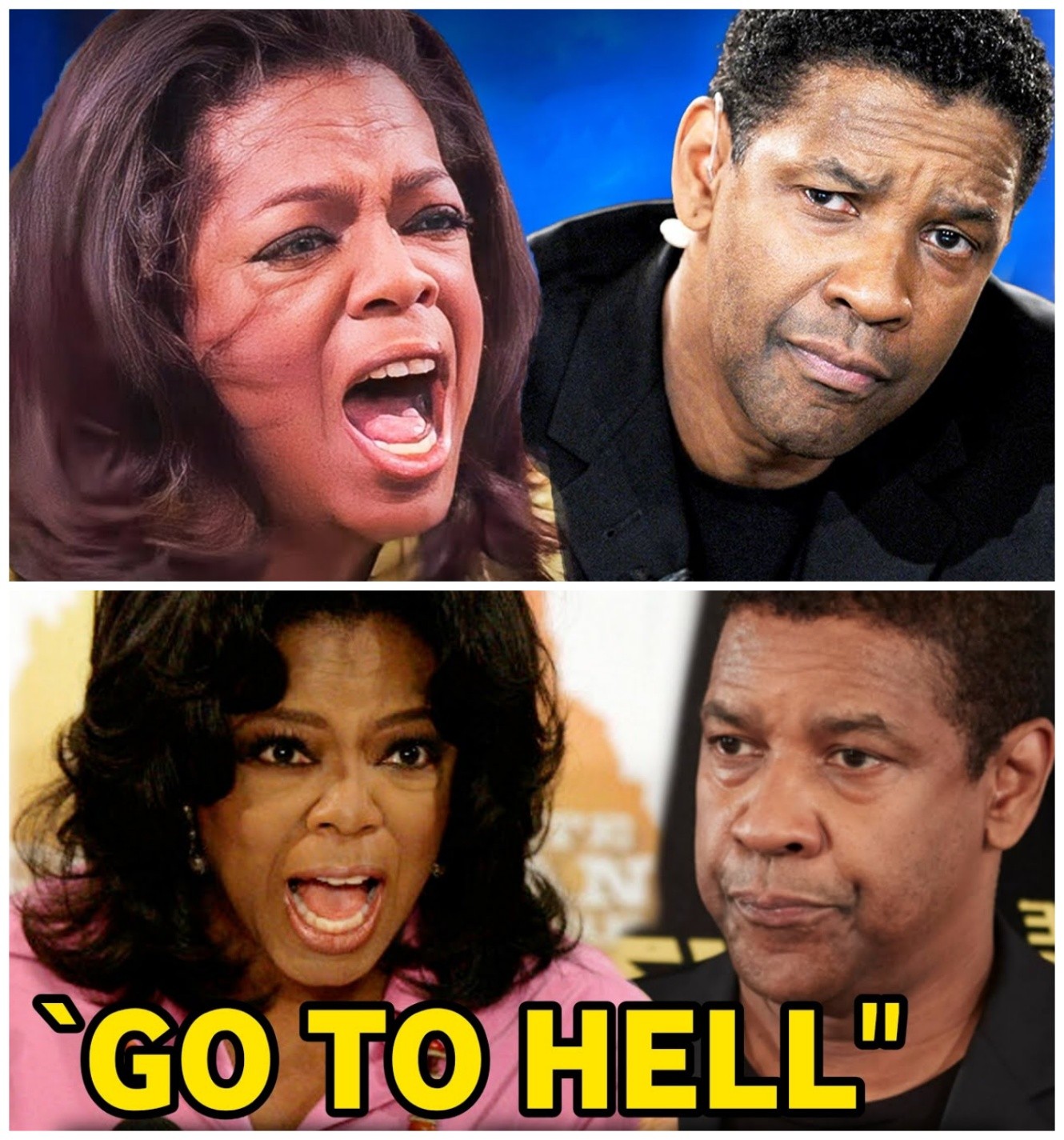 Oprah Winfrey Furious as Denzel Washington Continues to Release Videos Uncovering Her Alleged Lies and Dark Conspiracies