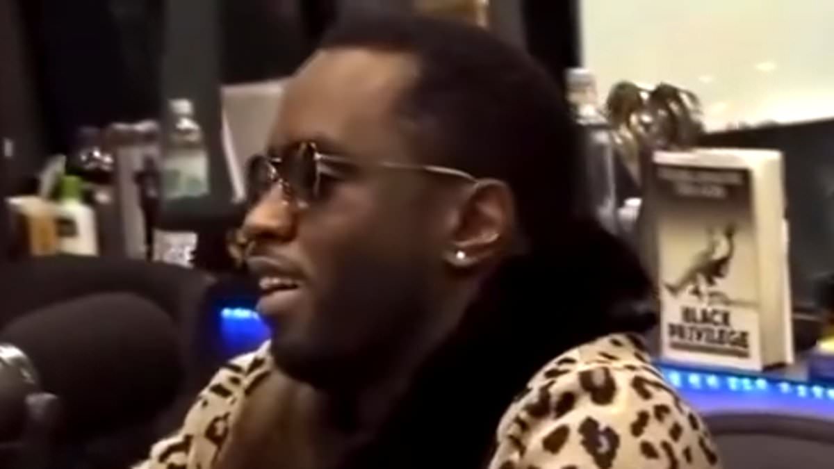 Moment Diddy is stunned into silence with audio of him at Miami party