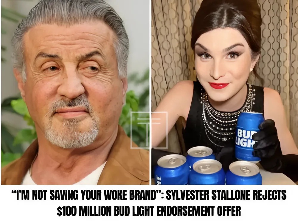 “I’m Not Saving Your Woke Brand”: Sylvester Stallone Rejects $100 Million Bud Light Endorsement