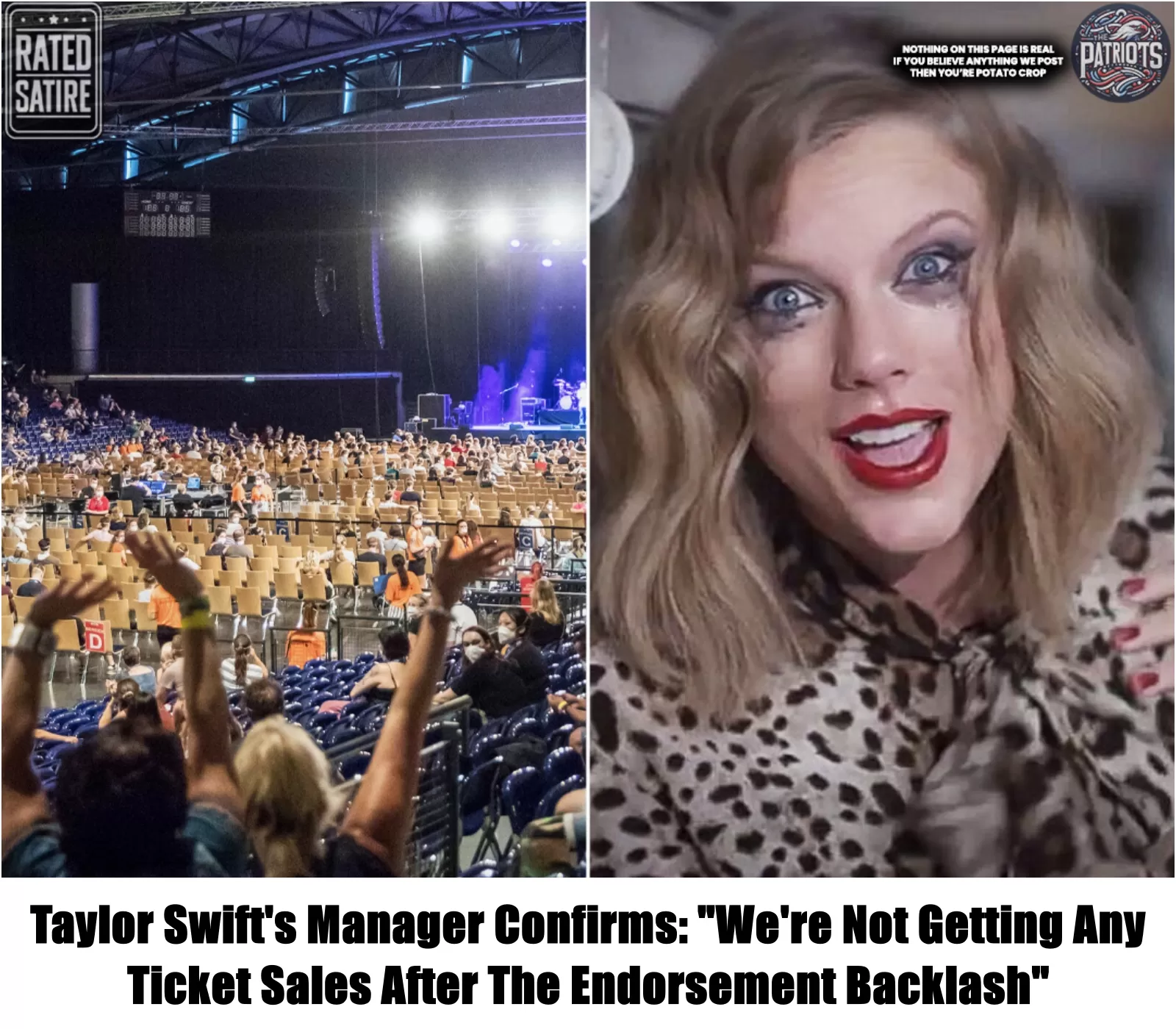 Taylor Swift’s Manager Reveals: ‘Ticket Sales Dwindle Amid Endorsement Backlash’