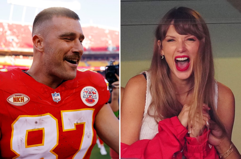 “Travis Kelce Celebrates Victory and New Record, Despite Taylor Swift’s Absence”